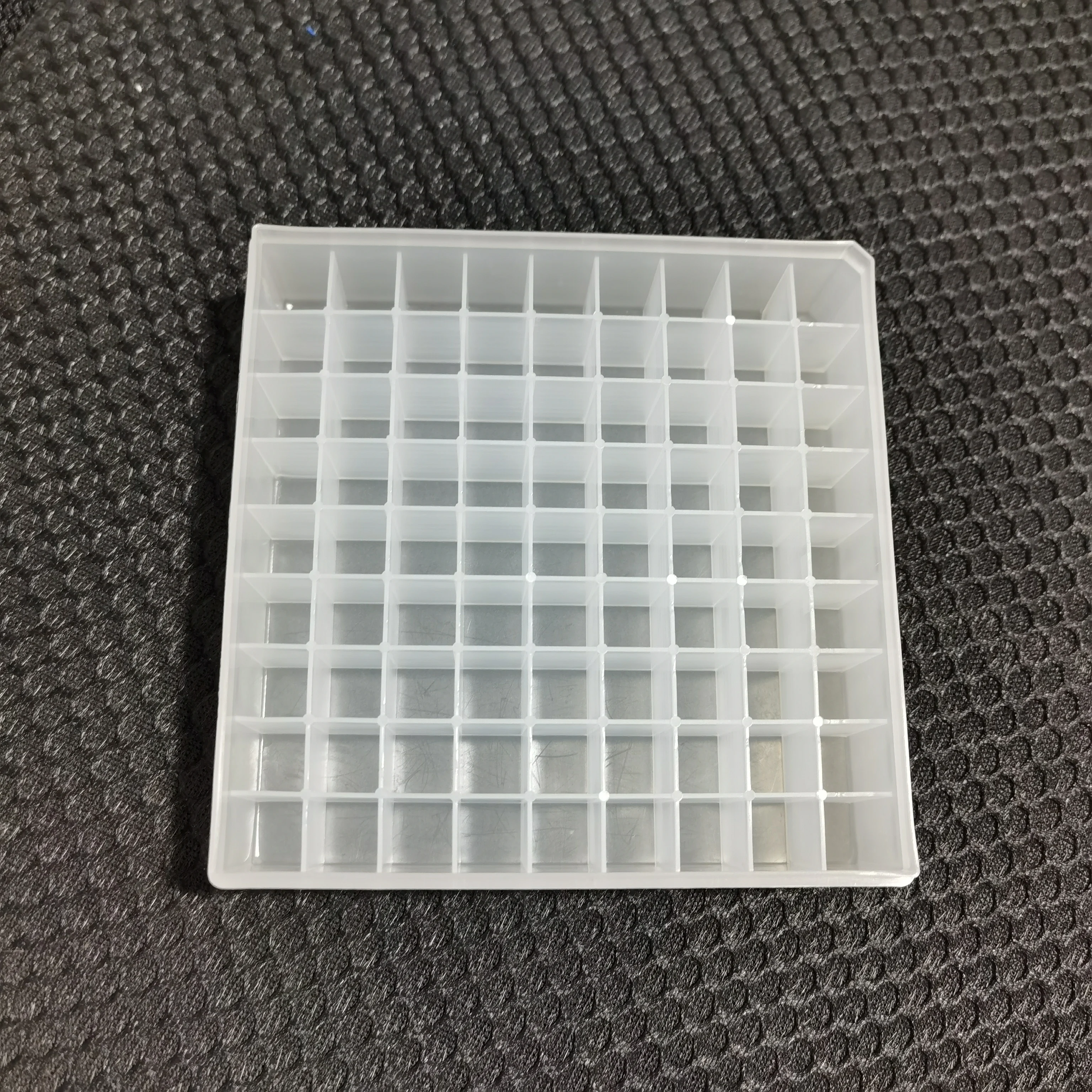 SINGATEE 81 100 Well Lab Cryo Box Cryotube Rack Storage Box Cryogenic Tube Box