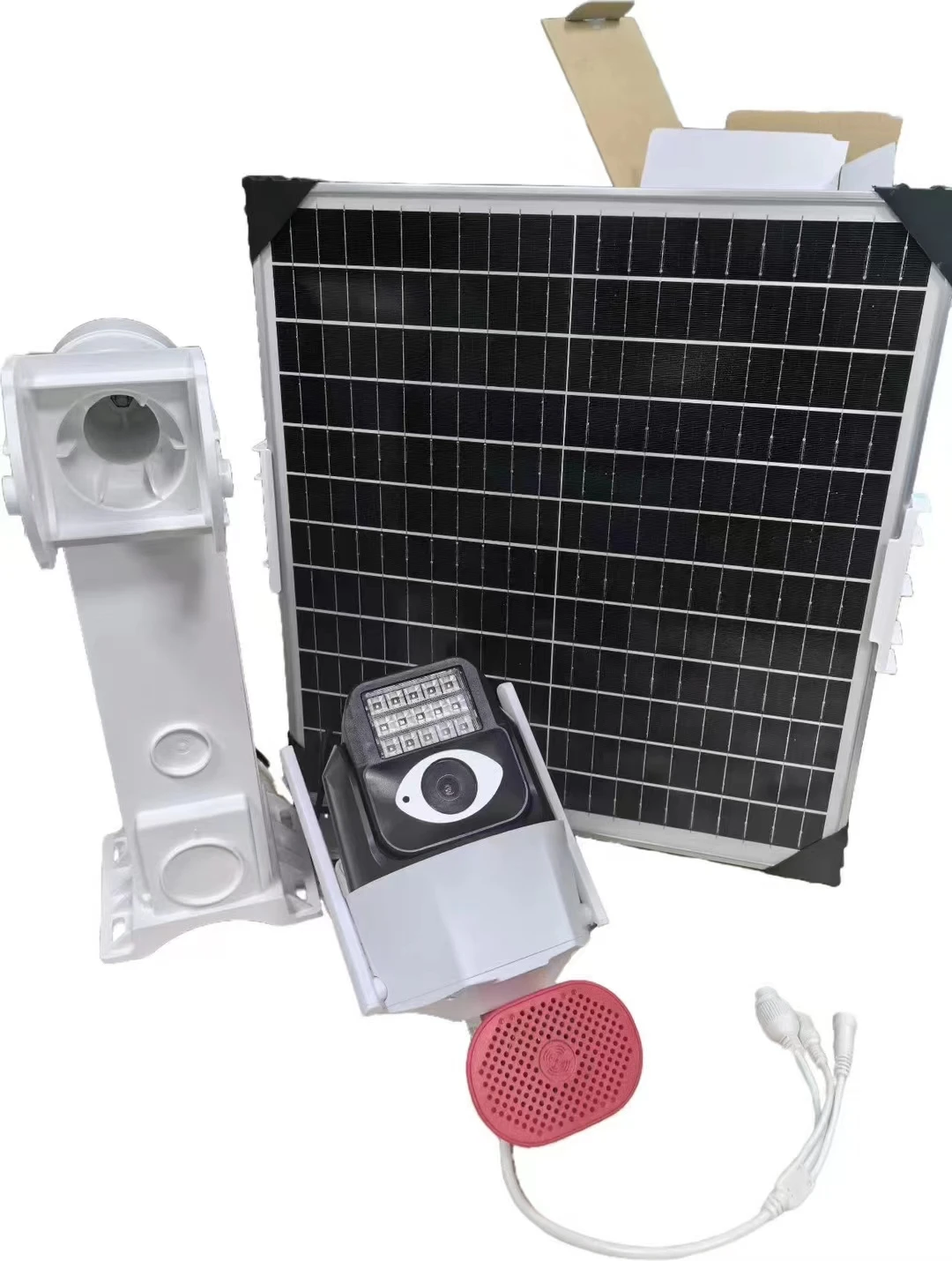 Solar Power System of CCTV camera  with battery Security camera 4G wifi network all in one connect mobile app monitoring