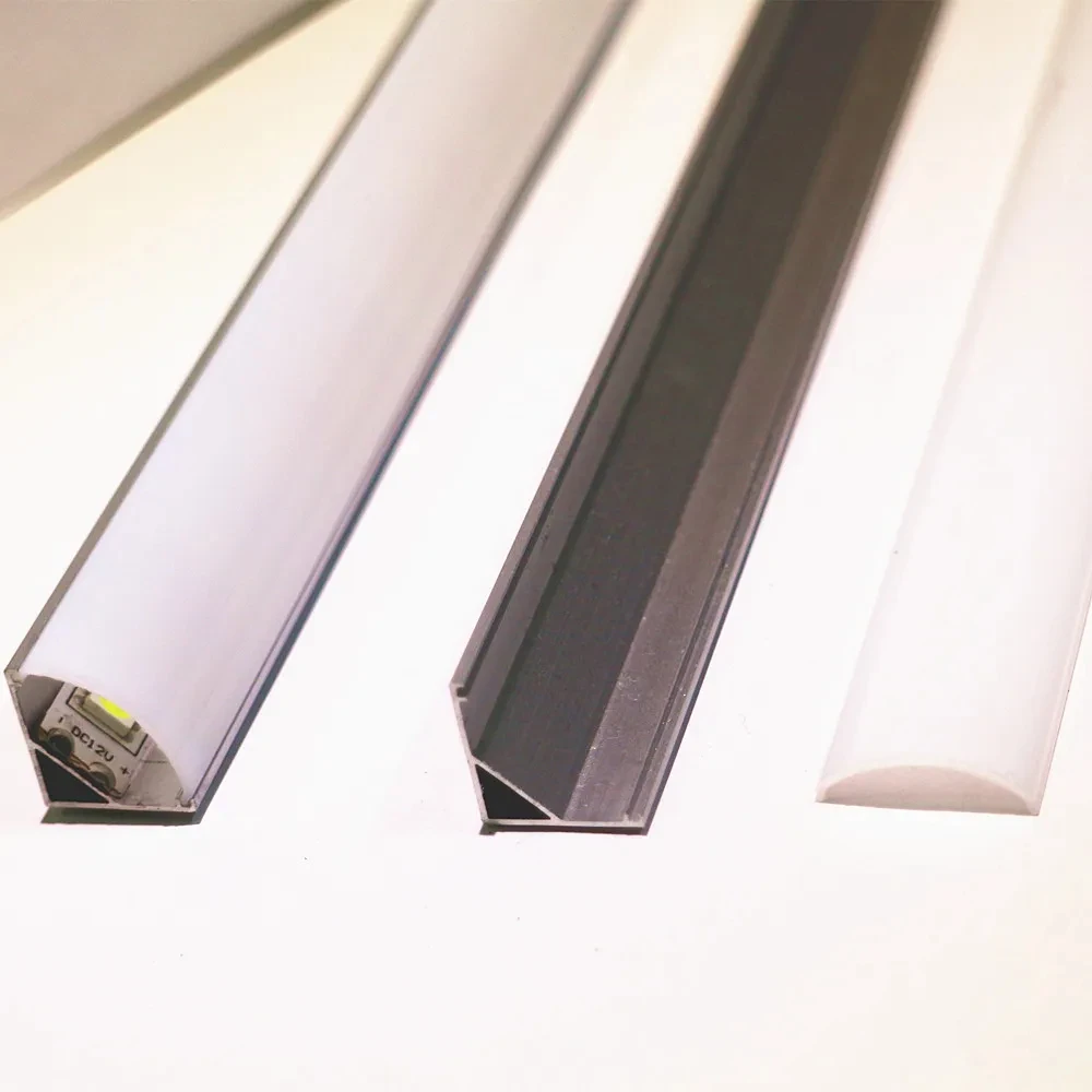 10pieces L054 Line Lamp led aluminum strip profile for 10mm LED strip 90 Degree Angle Strip Lighting Corner Led Aluminum Profile