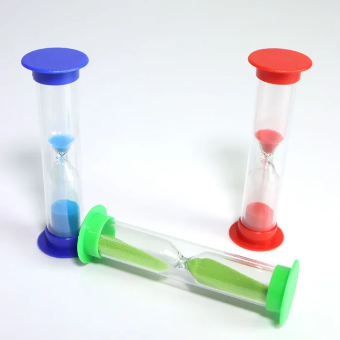 Creative Gifts Kids Plastic Hourglass 30 seconds 1 2 3 4 5 minutes Colorful Sand timer Hourglass