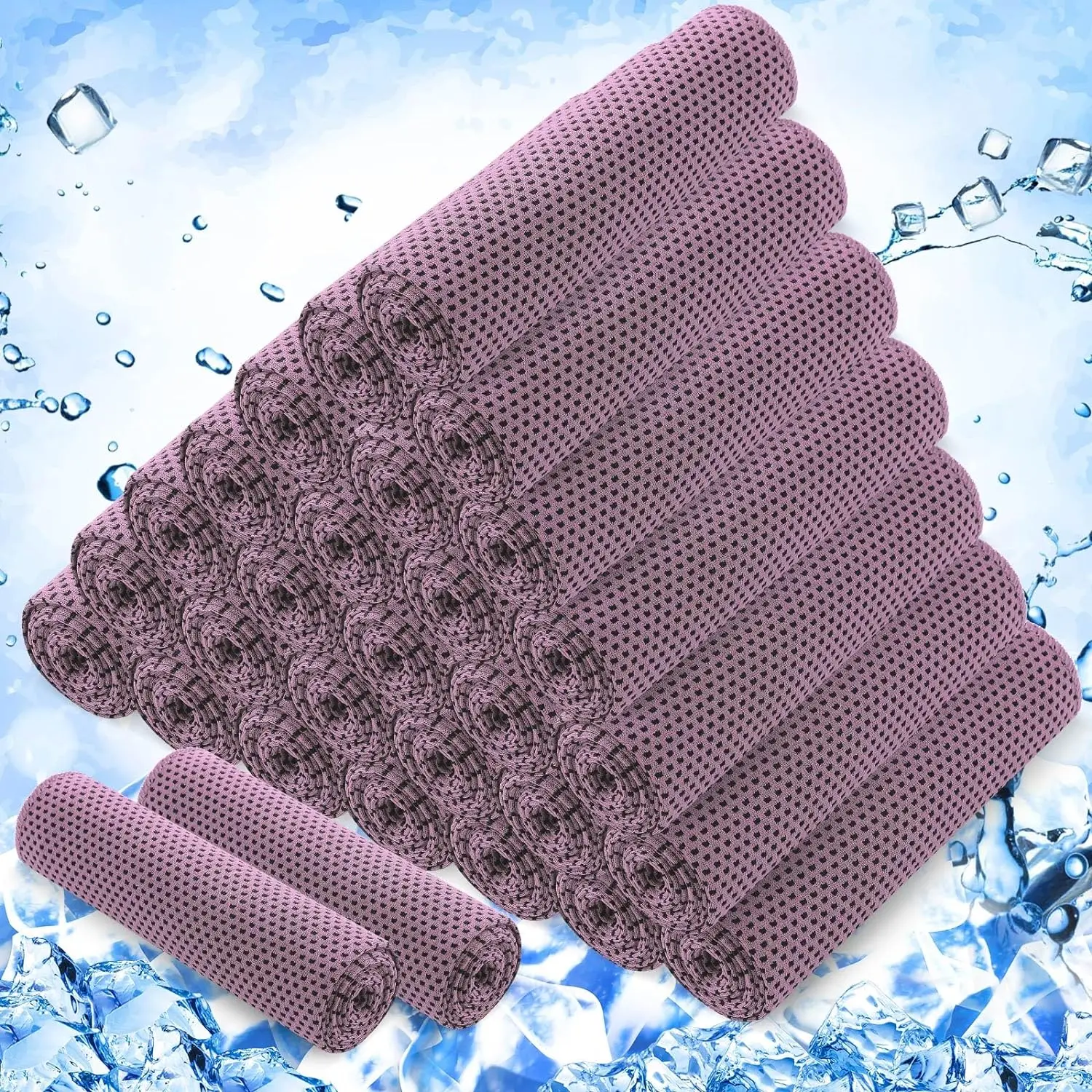 Cooling towel instant microfiber Cold Sense 4*12in cooling towels ice sport ice Cooling Quick Dry Gym Towel dry fast lightweight