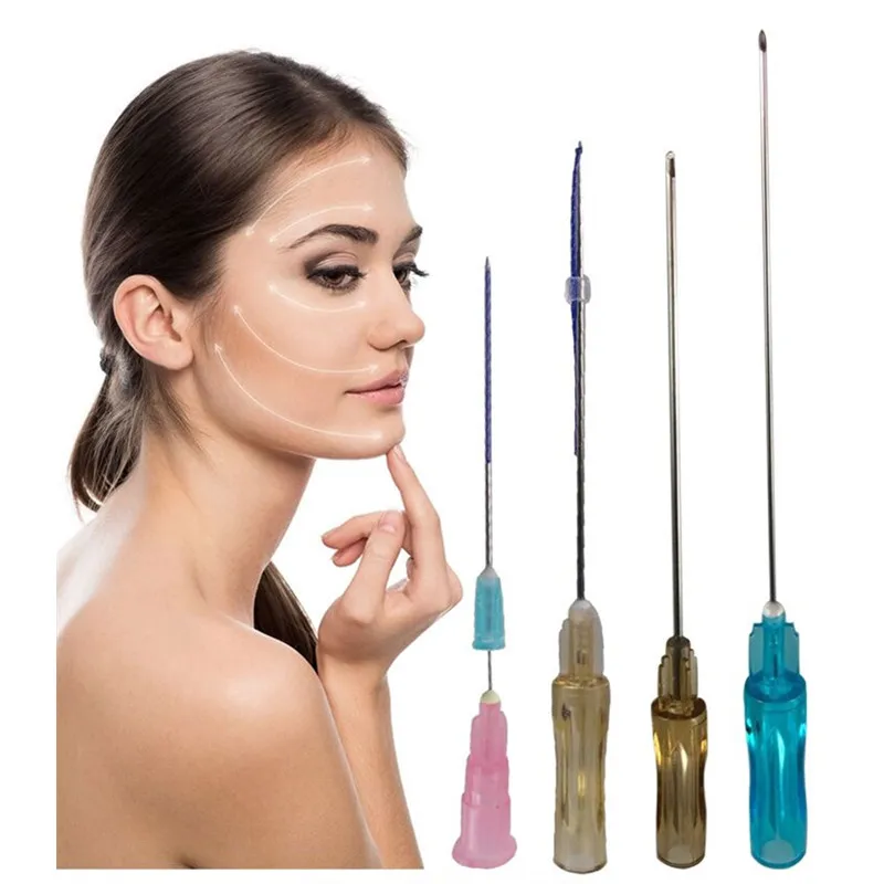 30G 25/38mm Barb Screw Mono Pdo Pcl Plla Nose Lifting Thread Tornado Cog 8d 6D 4D 3D Face Lift Pdo Thread