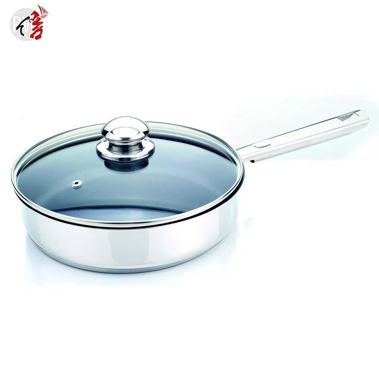 Сковорода антипригарная, 11 дюймов, 1,5 л, с ручкой из нержавеющей стали