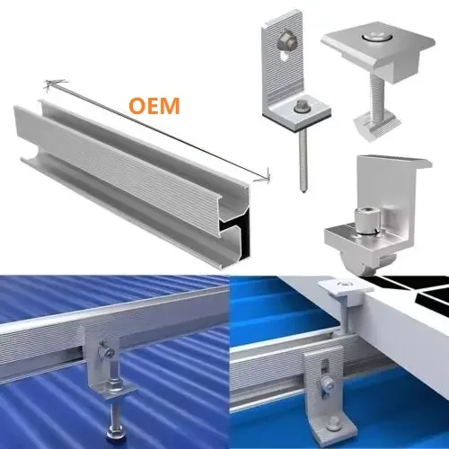 Solar roof mounting system structure Pitched Roof Clamps flash kit rooftop flat roof L foot feet rail components support modules