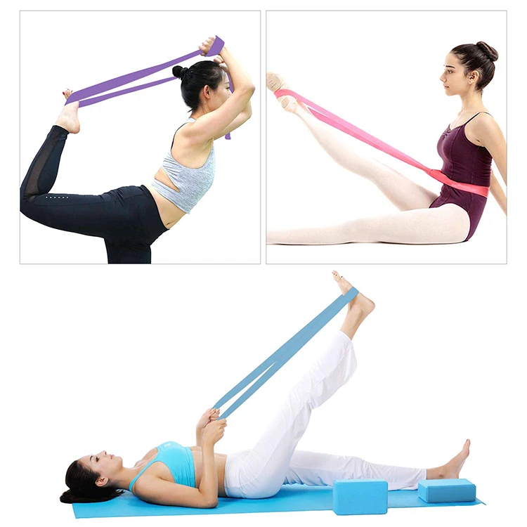 
Durable Yoga Strap Cotton Yoga Exercise Adjustable Straps for Stretching 