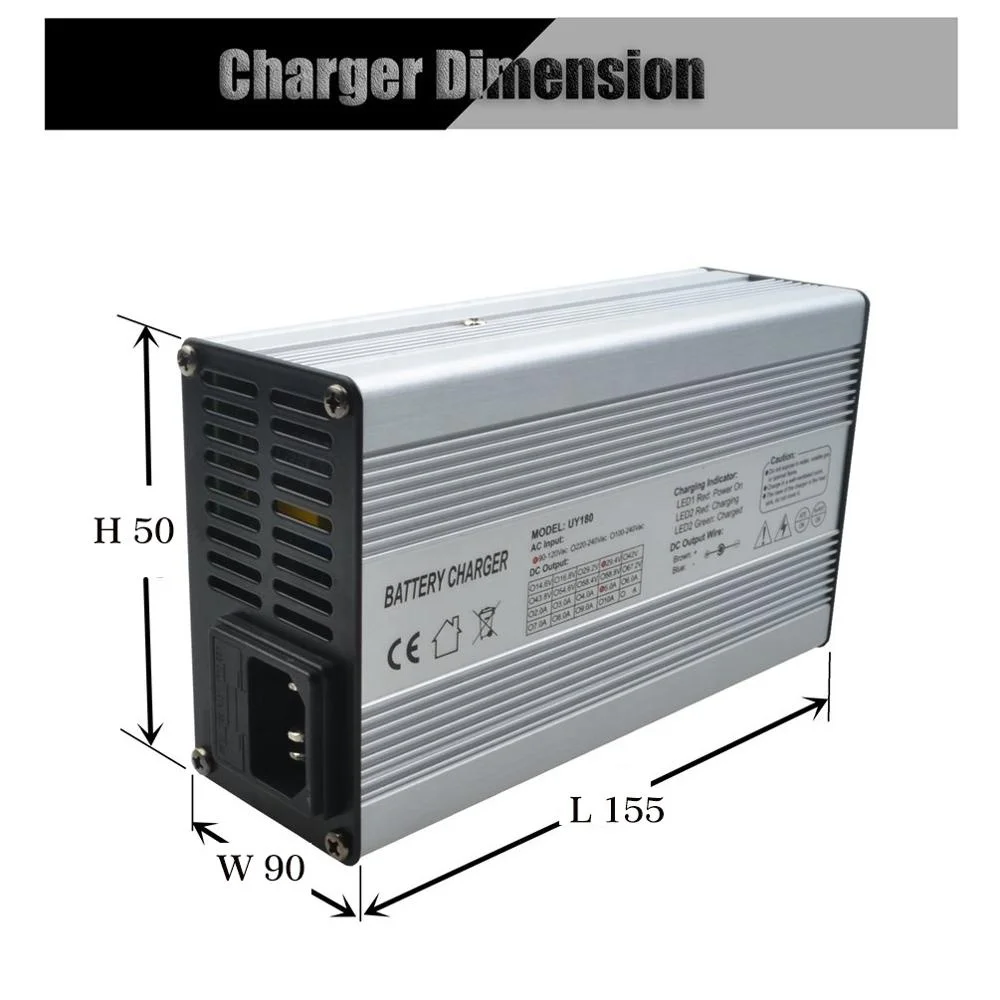 36V 4A lead acid battery charger for electric scooter forklift bike car SLA battery charger
