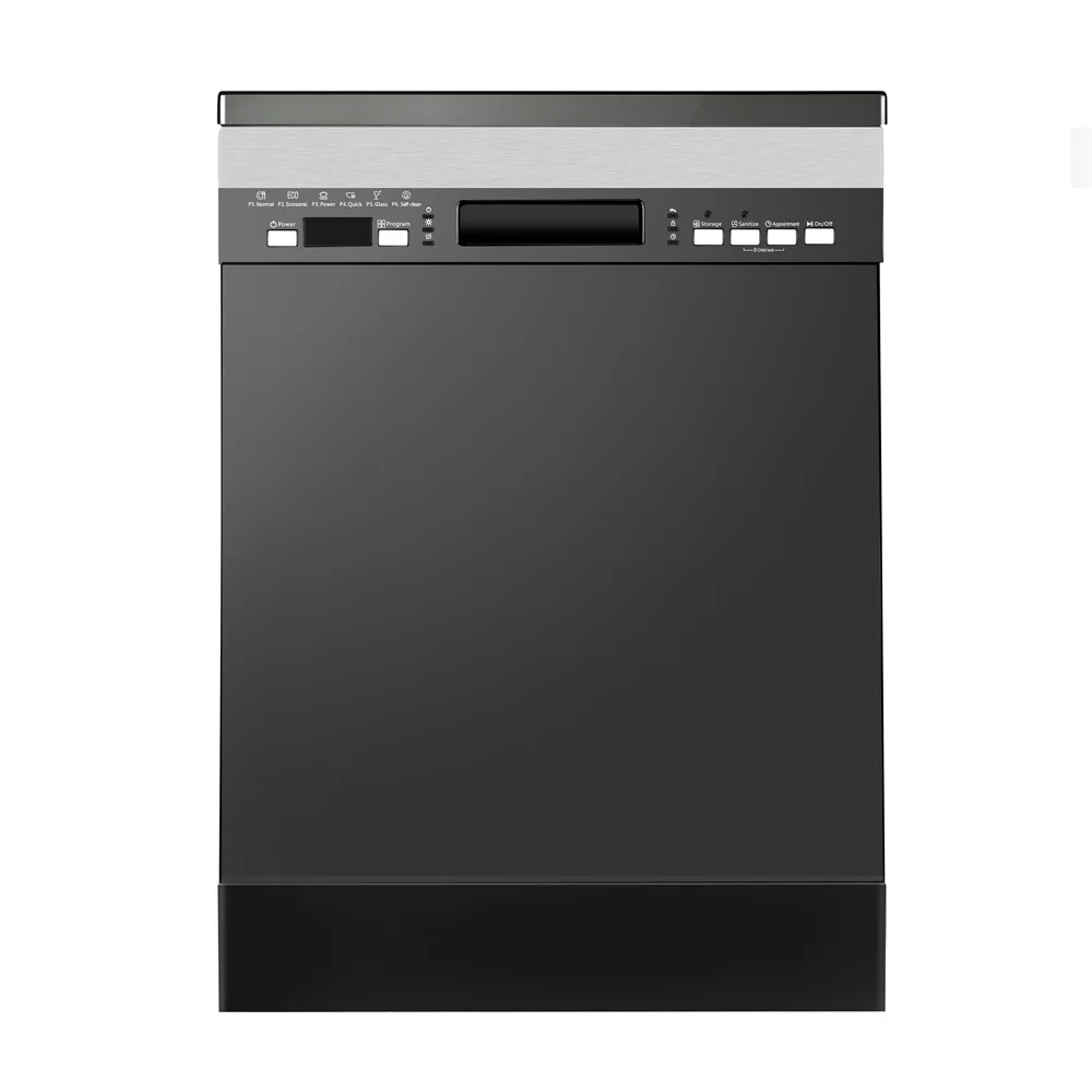 Newest Design Freestanding Black Color Home Use Automatic Dishwasher DW13SC-C02