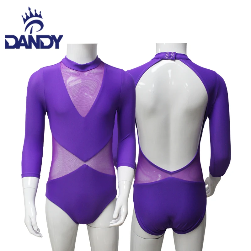 Wholesale Newest Youth Gymnastic Sublimation Spandex Tight Custom Rhythmic Gymnastics Leotard