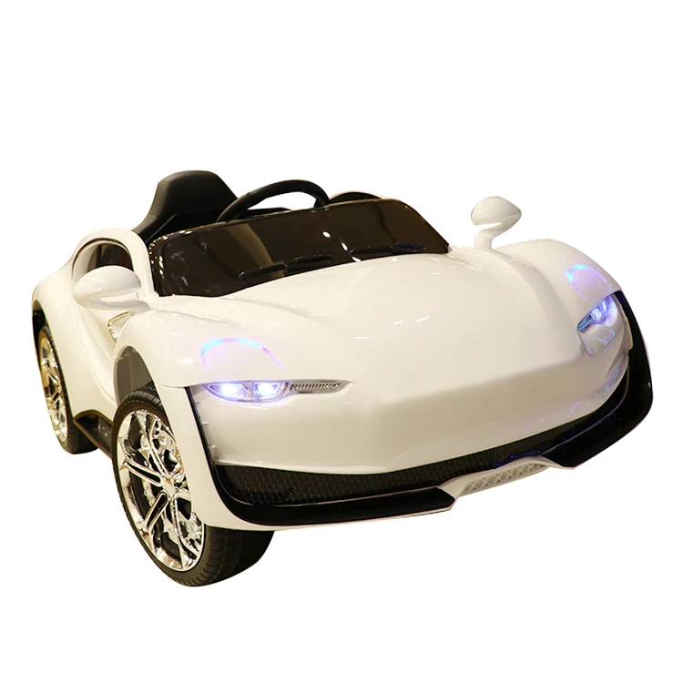 2019 Latest Model Double Motors Kids Electric Ride on Car Baby Electric Car Four Wheels Shock Absorption with Training Wheels