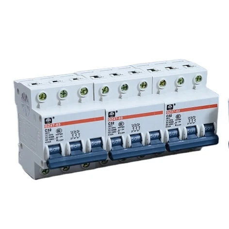 CGZ Residual current operated miniature circuit breaker MCB 1P 2P 3P 4P