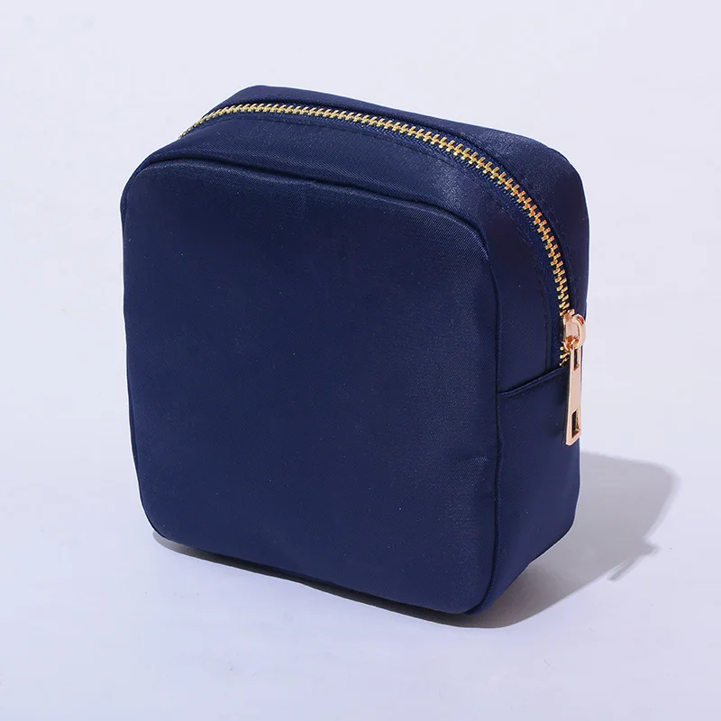 Stock S M L XL Navy Makeup Bag Elegant Men Women Sloth Gift Wholesale Custom Nylon Fashion Tropical Personalize makeup case