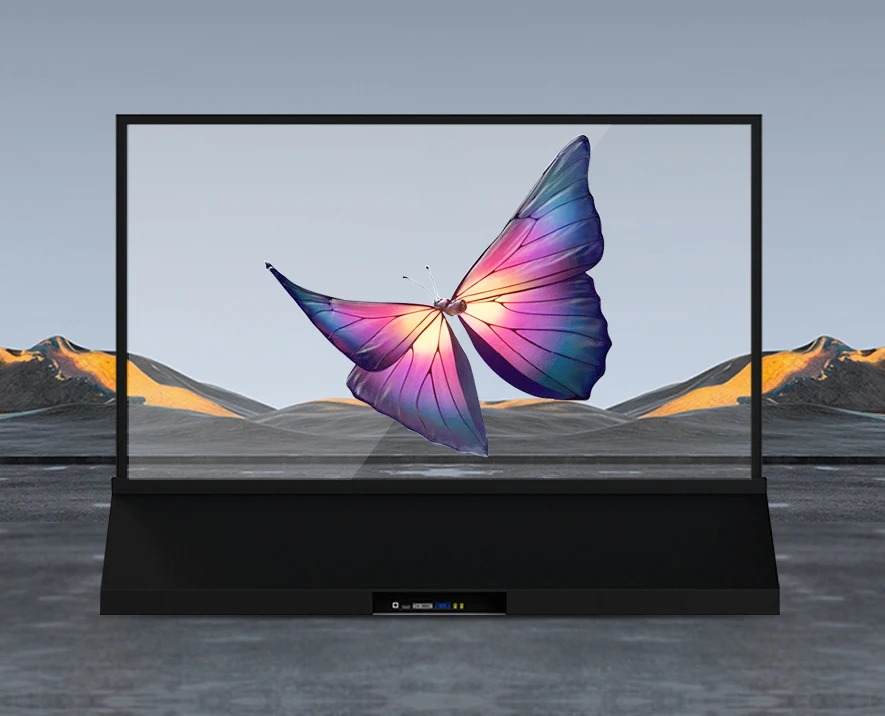 Vertical Smart OLED 55 inch touch screen android advertising oled high transparent Digital Advertising  Display