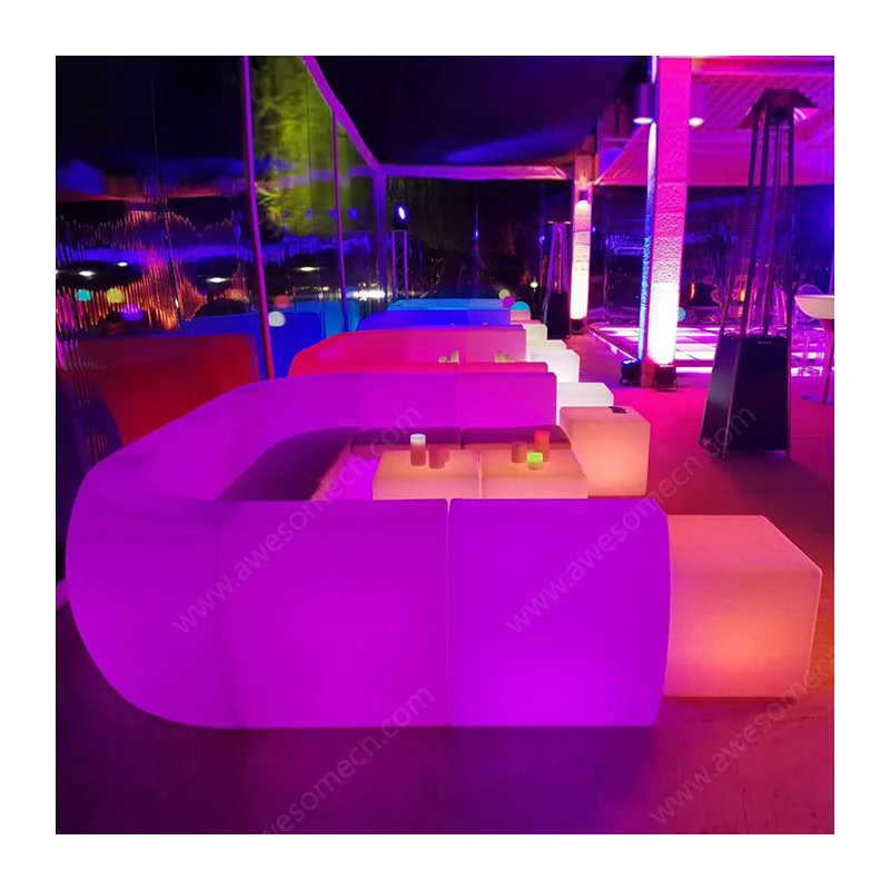 Led Light Up Disco Sofa / Illuminated Disco Table (Sf201)