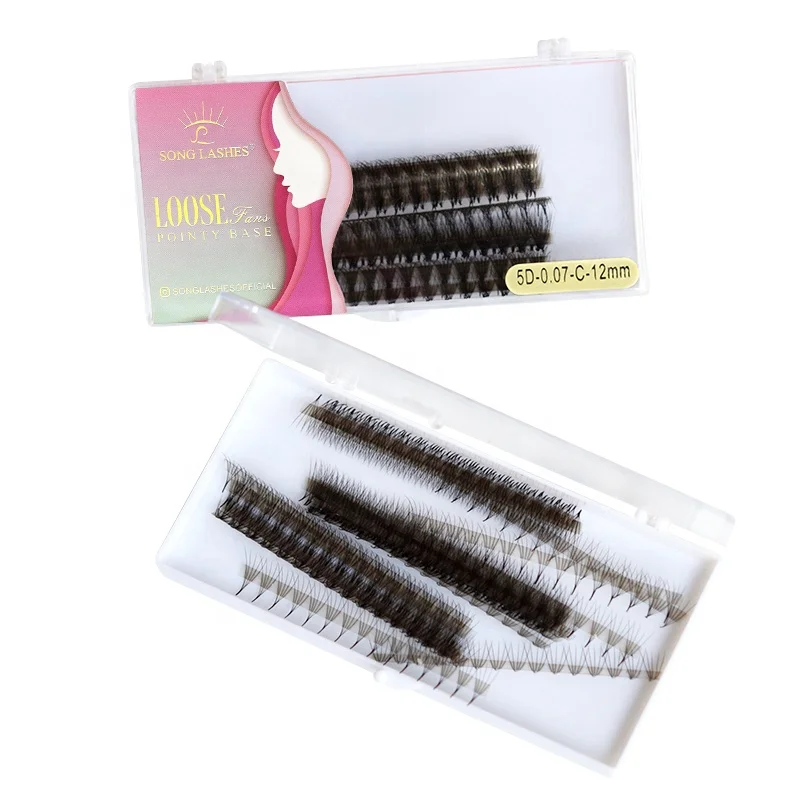Pointy Base Pre Made Fans Volume Fan Eyelash Extension Korea PBT material 3D 4D 5D 6D premade fan eyelashes
