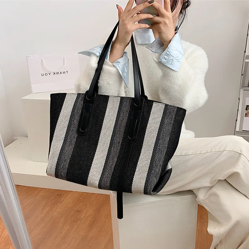 2022 UHP women large famous brand canvas beach tote bag big capacity purse handbags ladies luxury hand bags