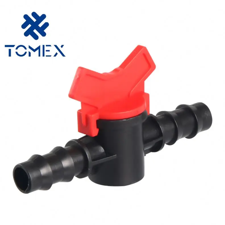 2021 16/20mm plastic pipe irrigation mini bypass valves for drip tape