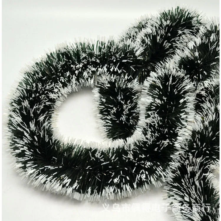 Factory Direct Wholesale Various Colors and Length Holiday Christmas Green Tinsel Garland