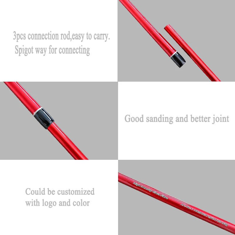 2024 New Fishing Rod 3.6m Pole Fiberglass Feeder Rods