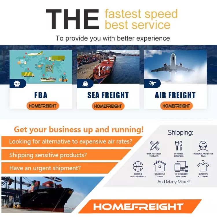 Homefreigt Amazon Parcels Shipping Agent Free Warehouse/Label/Repack Services DDP By Express/Sea/Air/Train