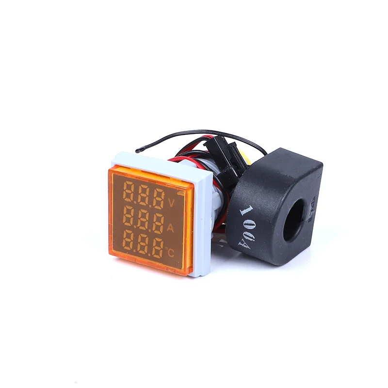 Hot selling digital thermometers AD16 voltmeter amperometro 22mm  0-100A 50-500V voltmeter ammeter