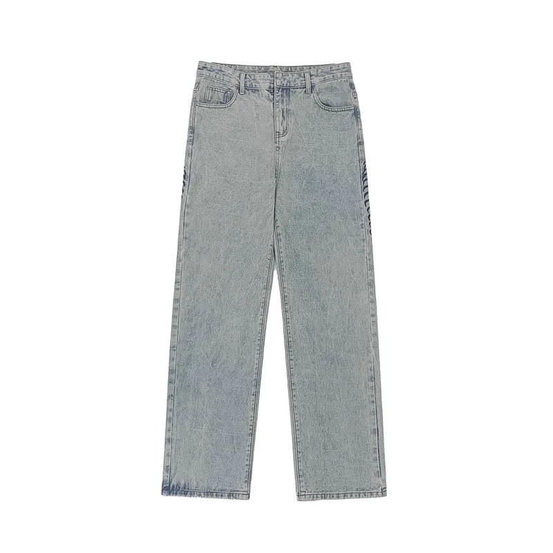 Purple brand Ripped denim jeans meFor men Stretch Trousers Blue Ripped Pants Elastic High Quality Brand Slim Jeans