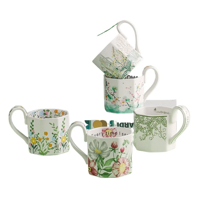 NEWELL Wholesale Various Design Promotion Cheap Ceramic mug Classic Hot Water Porcelain Coffee Mug With Handle Moscow Mule