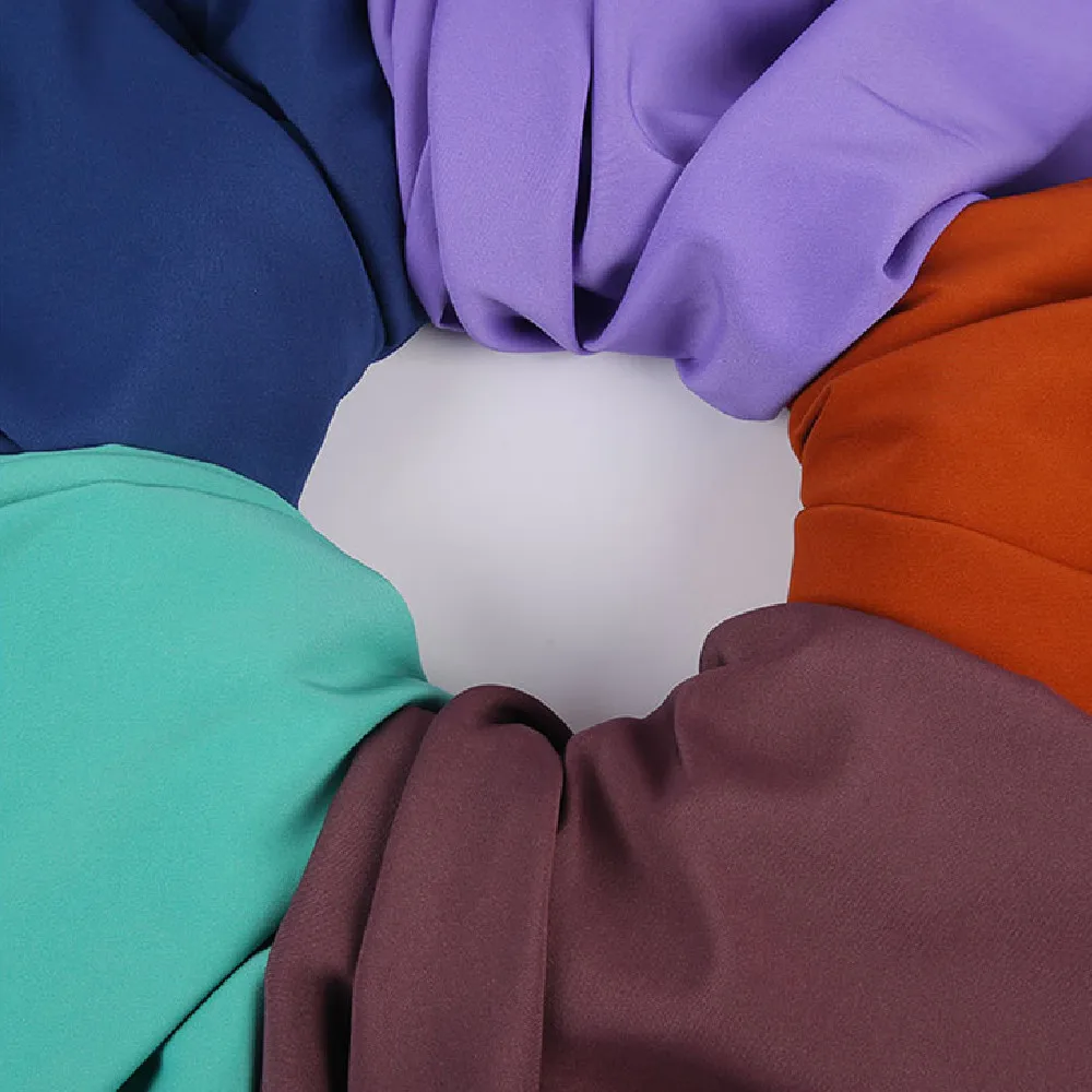 iredescent abaya sage green chiffon fabric korea roll Trade end dress chiffon fabric flower bales