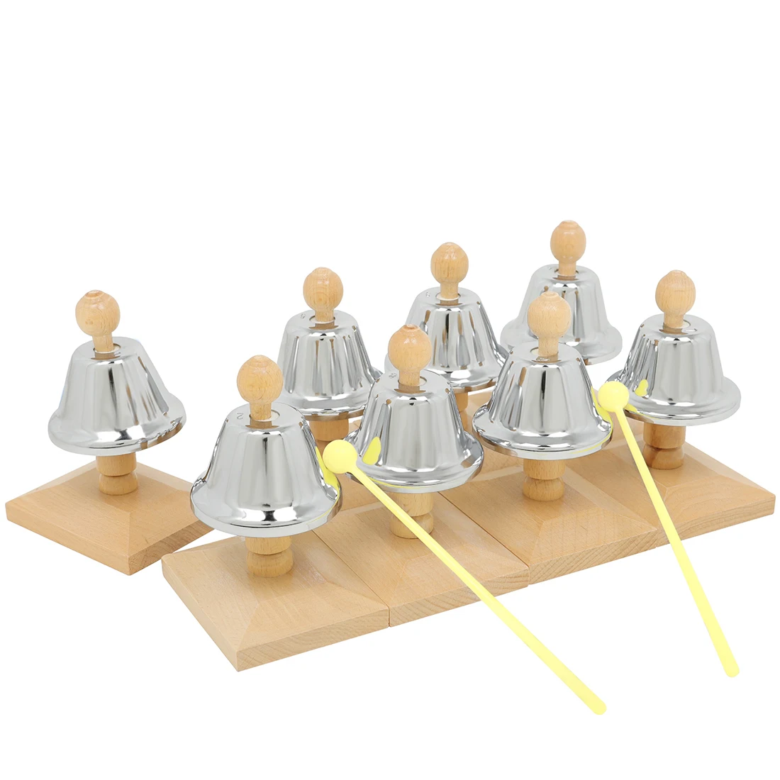 Высококачественная Детская образовательная музыкальная перкуссионная игрушка, обучающий звонок, колокольчик Монтессори