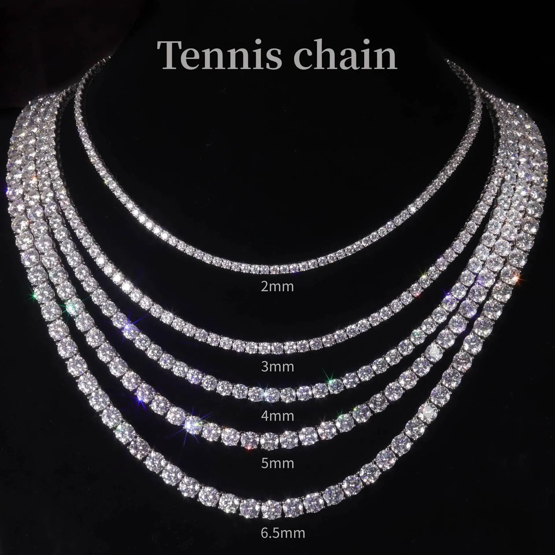 custom cheap moissanite cuban chain wedding necklace alibaba for men