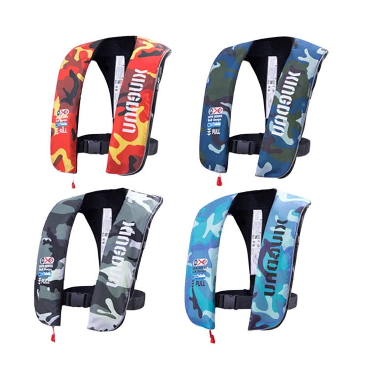 Professional life vest fishing life vest 5 sec automatic Inflatable rescue vest 15kg Buoyancy kayak Women man Life Jacket