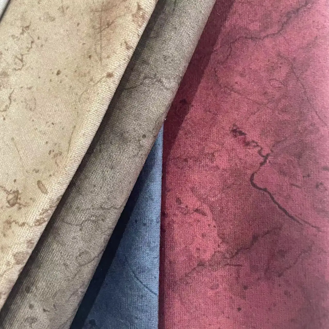 High quality 100% Polyester Print 210d Holland Velvet fabric online fabric curtain upholstery fabric