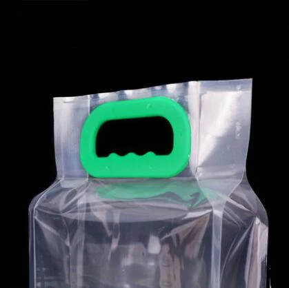 Wholesale Size 2.5kg 5kg Plastic side gusset sealer Vaccum Rice Package Handle Bags