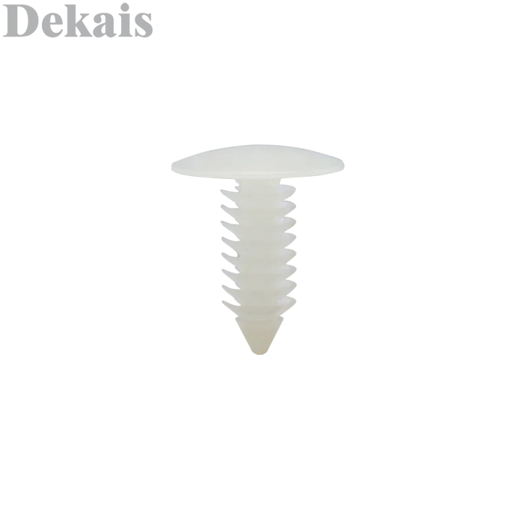 Barbed push fasteners christmas tree clips nylon plastic pine tree clips,nylon bolts push rivets 6mm hole fixing fastener