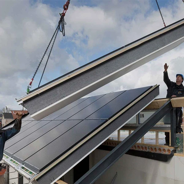 Metal Thermal Insulated rock wool insulation roof panel rock wool insulated panel rock wool sandwich panel