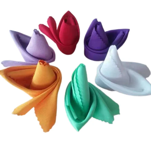 Wedding table cloth napkins decoration polyester universal plain colorful napkin cloth for dinner kitchen restaurant hotel