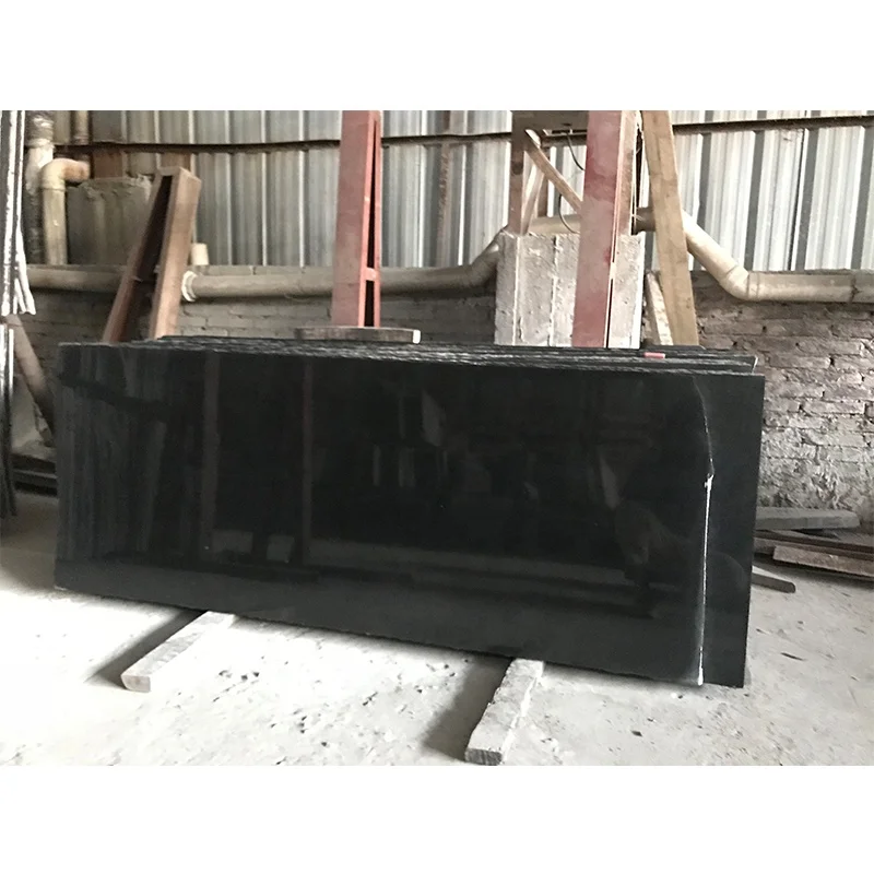Manufacturing Natural Flooring Tiles Granite Worktops Kitchen Countertop Absolute Black Granite