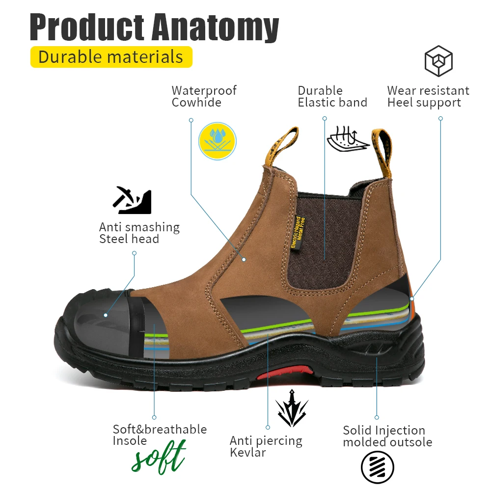 Work sfety boot service shoes Australian CAT safety shoes