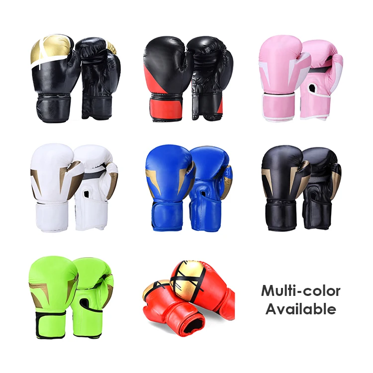 ZHOYA SPORT Wholesale Professional Leather Sandbag Training Custom Logo PU Leather Training Gants De Boxe Boxing Gloves