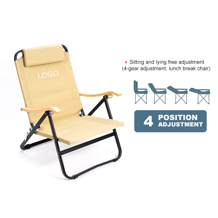 Free sample Areffa Hot Sale Outdoor Chair Black Aluminium Camping Folding Chair