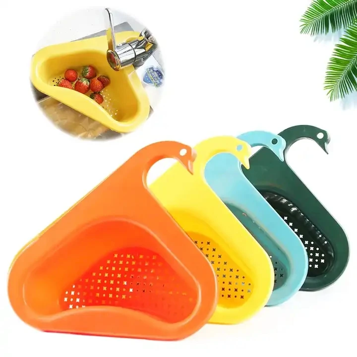 Household Sink Hanging Fruit Vegetable Filter Basket Kitchen Drain Basket