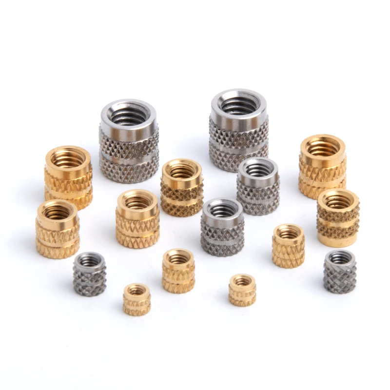 OEM Thread Insert Nut Brass Stainless Steel Carbon Steel Plastic molding in Nuts for Plastic 3D Prints
