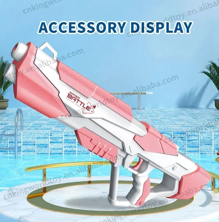 Wholesale 2024 Hot Selling Outdoor toys Electric Water Gun Summer toys Big Size Space Water Blaster Automatic Water Gun for kids