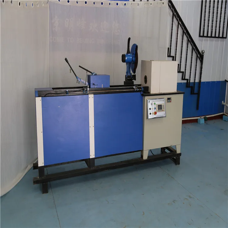 
wrought iron bending machine Stair Guardrail Decorative Pipe Embossing Facility 