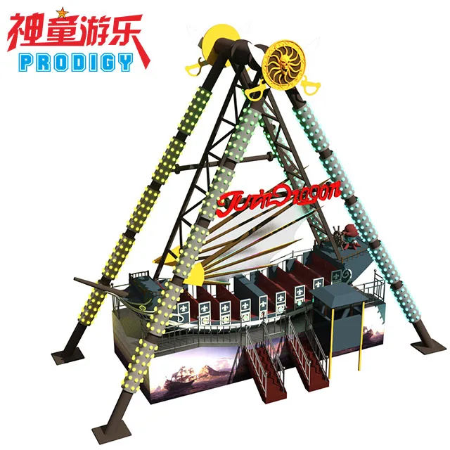 Top Quality Manufacturer Amusement Park Fairground Machine Rides Viking Boat Pirate Ship Rides