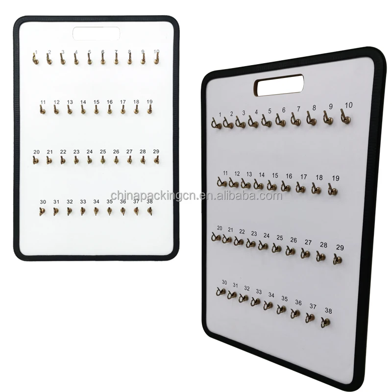 Auto Service Repair Workshop Key Wooden Rack Hook Car Key Board For Wall