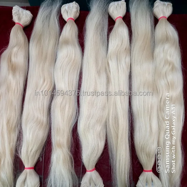 
2021 NEW ARRIVAL !!!!! 613 BLONDE BULK NATURAL WAVY INDIAN HUMAN HAIR EXTENSIONS !!!!! 