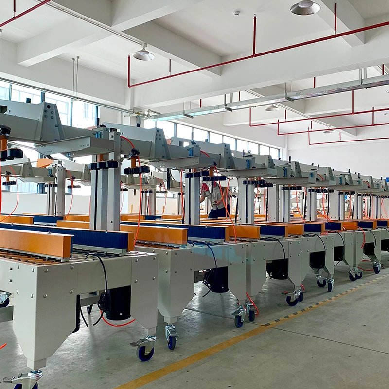 Semi-automatic Sealing Machine  Belts Side Driven Sealer Aircraft Carton Sealer