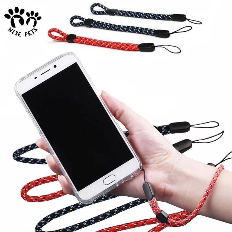 Multicolor Adjustable Holder Hanger Round Cord Hand Strap Nylon Rope U Disk Strap Walkie Talkie Camera Phone Wrist Strap