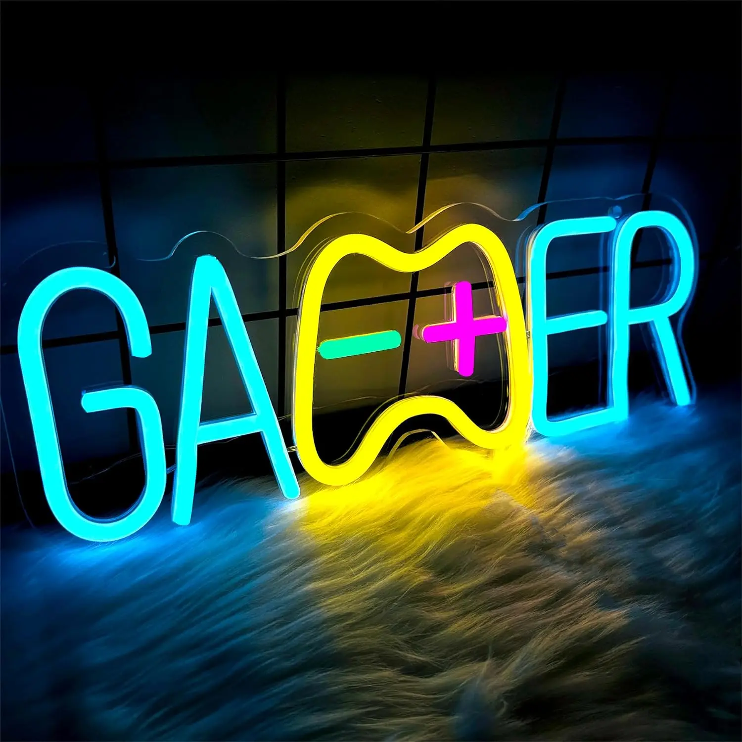 USB Powered Retro Game LED Neon Lights Gamers Perfect Game Room Decor Man Cave Christmas Decoration Gaming Neon Sign Gift Teens