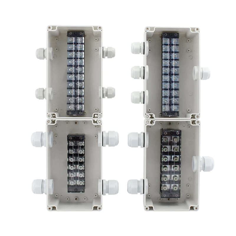 ABS/PC Underground Wire Electrical Equipment Junction Box with TB Terminal Block for Industry Connector Manufacturing Customize